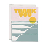 Ocean Sunset Card