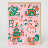 Deck The Halls Card
