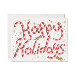 Candy Cane Holiday Card