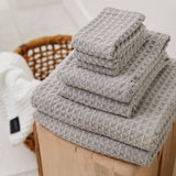 Waffle Bath Towel | Stone
