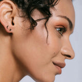 Star and Moon Stud Earrings | 18K GV