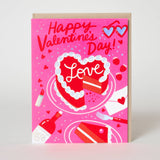 Valentine's Day Cake Card