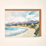 Western Coast Beach Card