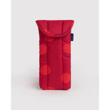 Puffy Glasses Sleeve | Red Polka Dot