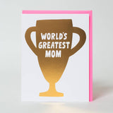 Mom Gold Trophy Card