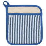 Superior Pot Holder | Blue Narrow Stripe