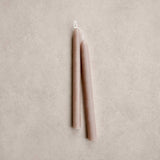 9" Beeswax Taper Candle | Mushroom