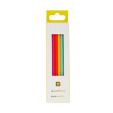 Rainbow Candles | Set of 16