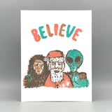 Believe Holiday Card