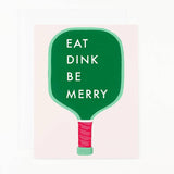Pickleball Paddle Holiday Card