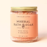 Mineral Bath Soak | Rose Petal + Geranium