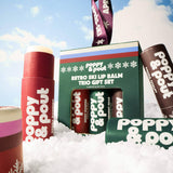 Retro Ski Lip Balm Trio