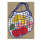 Market Bag Die Cut Card