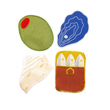 Set of 4 Cocktail Napkins | Hors D'oeuvres