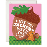 Squirrel Jackpot Love Card