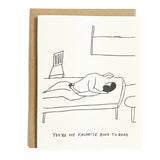 You're My Favorite Book Card
