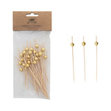 Gold Bauble Toothpicks | Set of 50