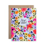 Martha's Garden New Baby Card