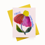 Feliz Cumpleaños Echinacea Card
