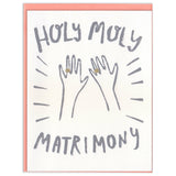 Holy Moly Matrimony Card