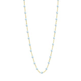 18k Gigi Necklace | Baby Blue