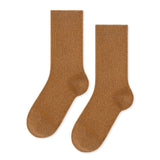 Italia Cashmere Cozy Rib Crew | Camel