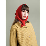Cashmere Triangle Scarf | Red