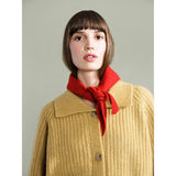 Cashmere Triangle Scarf | Red