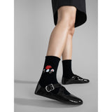 Toadstool Cashmere Crew | Black