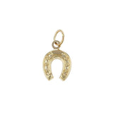 Horseshoe Charm | 14k Gold