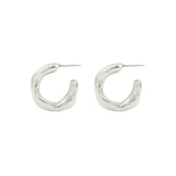 Maji Hoop Earrings | Silver