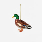 Mallard Glass Ornament