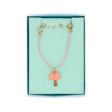 Enamel Mushroom Necklace