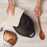 Knit Pot Holder | Natural
