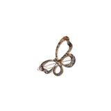 Cutout Butterfly Tige Boule Barrette | Onyx