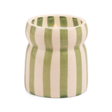Cabana Stripe 6.5 oz Candle | Bora Bora Sage