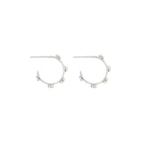 Marais Hoop Earrings | Silver Mini