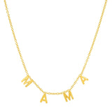 Gold Mama Charm Necklace