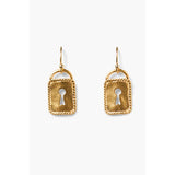 Petit Locket Earrings | 18k Gold Plated