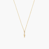 14k Gold Dainty Fish Necklace