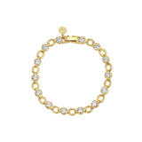 Lina Tennis Bracelet | Gold