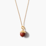 Drop Pendant Necklace | Red Jasper