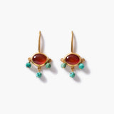 Carnelian Drop Earrings