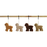 Furry Poodle Ornament | Assorted