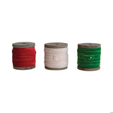 Velvet Ribbon On Wood Spool | 10yd