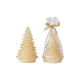 Unscented Tree Candle | Eggnog + Gold