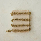 Gold Glitter Boxwood Garland