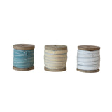 Velvet Ribbon On Wood Spool | 10yd