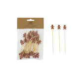 Gingerbread Man Toothpicks | Set of 50
