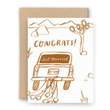 Congrats Joshua Tree Wedding Card